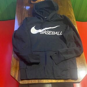 Nike Black Dri-FIT Baseball Hoodie
